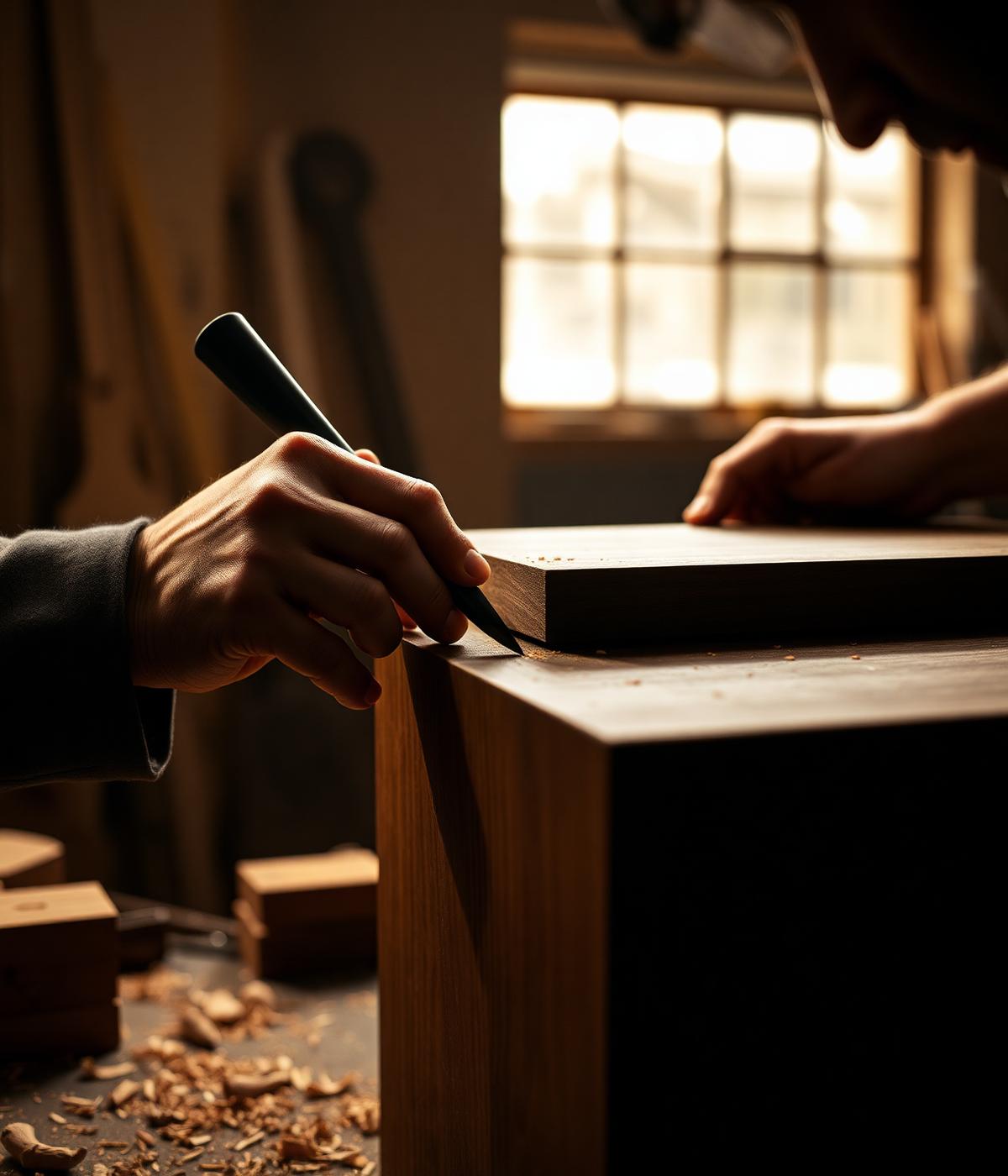 Master craftsman at work